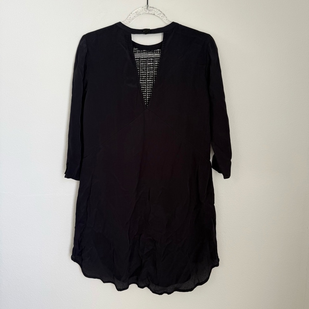 Amuse Society High Low Mini Dress Navy Blue Party Casual Size XS - Picture 6 of 12